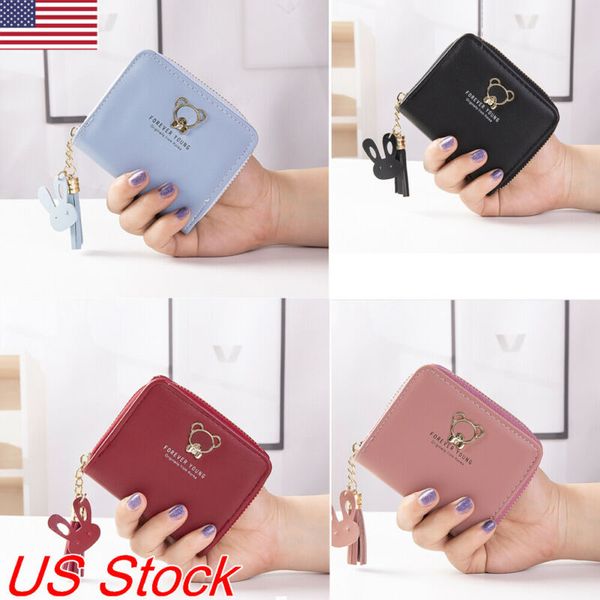 

2020 акции женщины девушки кошелек портмоне организатор карманный маленький держатель, Red;black