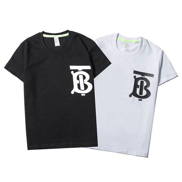 

designerdesigner fashion new summer boys and girls short sleeve children cute short t-shirt children suit wholesale children's clothing, White