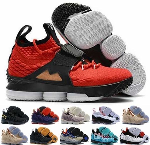 

mens new 15 xv diamond turf 15s ep basketball shoes equality black white red alternate edition sneakers zapatos size us 7-12