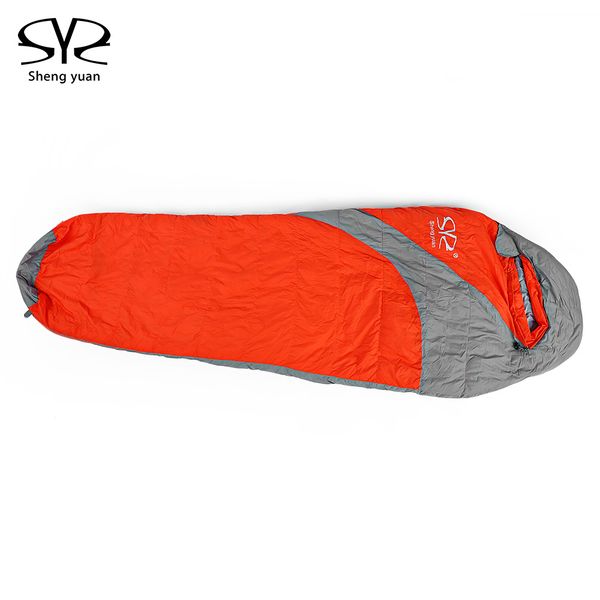 

shengyuan camping sleeping bag winter one person ultralight duck down thickened sleeping bag for adults water-resistance