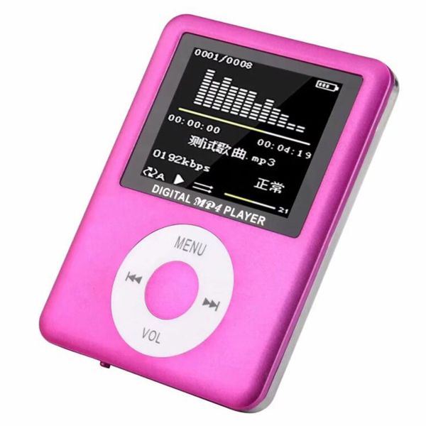 

mp4 1.8 inch color screen video card mp4 mp3 player multi-language recording e-book radio picture text reading music movie ing