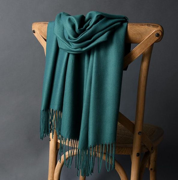 

wholesale- autumn and winter new solid color fashion warm long women's scarf shawl wholesale, Blue;gray