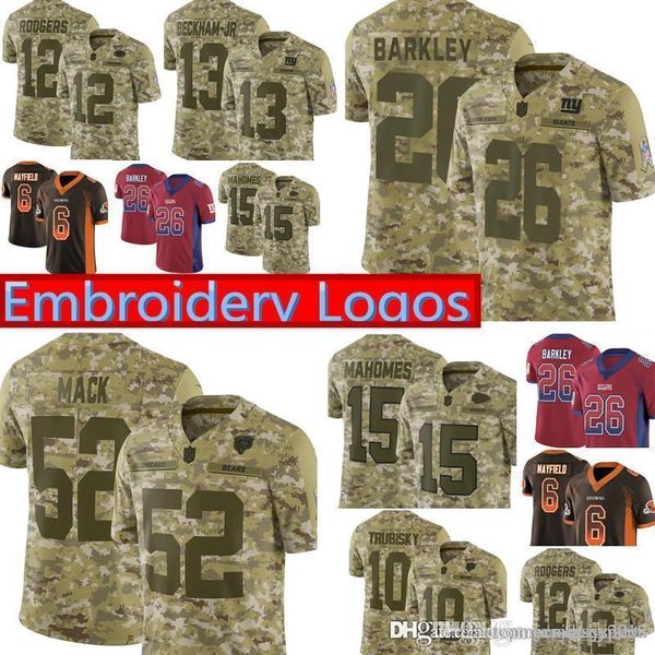 

Camo alute to ervice bear 52 khalil mack giant 26 aquon barkley jer ey chief 15 patrick mahome 12 aaron rodger jer ey