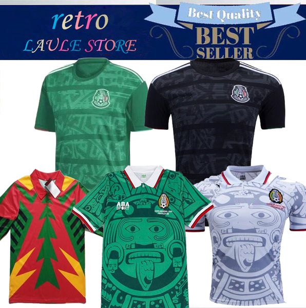 1998 Meksika Futbol Formaları Lozano Chicharito 1998 Altın Kupa Futbol Gömlek DOS SANTOS Meksika Camisetas Futbol Layun Maillot de Foot