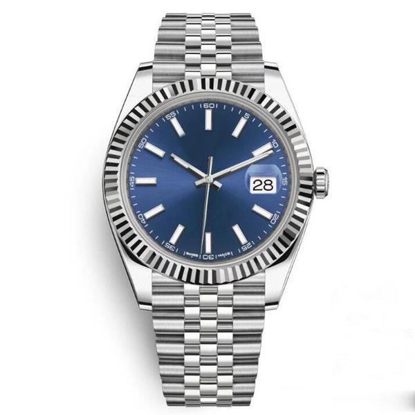 

u1 luxury watch 41mm 126333 126331 126334 automatic watch diamond watch jubilee strap ceramic bezel sapphire 2813 movement mens watches, Slivery;brown