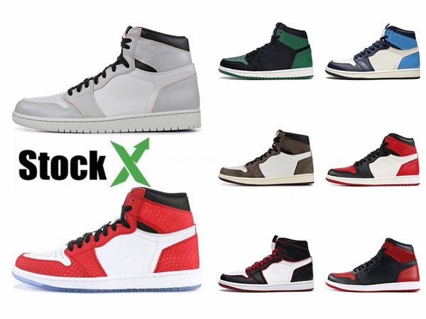 

1s classic jumpman 1 basketball shoes 3 gold shadow chicago bred shattered backboard bred black toe women men sneakers #208