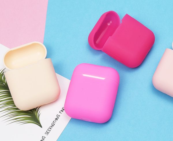 

Silicone Case for Airpods Earphone wireless headset Headphone protective sleeve silicon case for iphone hot sale good quality