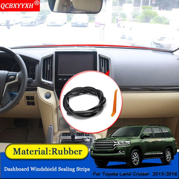 

qcbxyyxh car-styling anti-noise soundproof dustproof car dashboard windshield sealing strips for land cruiser 2013-2018