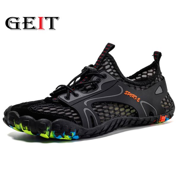

hiking shoes men waterproof shoes climbing mountain air mesh breathable sport sneakers beach&outdoor sandals aqua