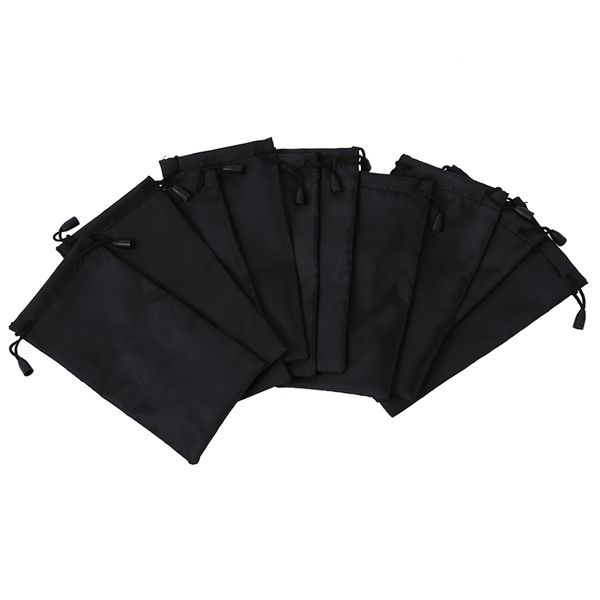 

new 10 black sunglasses eyeglasses cloth pouch bag 7.1x3.5" hot