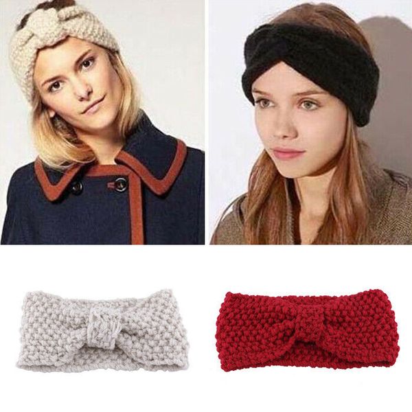 

новые детские головные уборы девушки плетут крест вязаные повязки голова деформация головной убор декор сплошной стрейч вязание мягкий 2020, Slivery;white