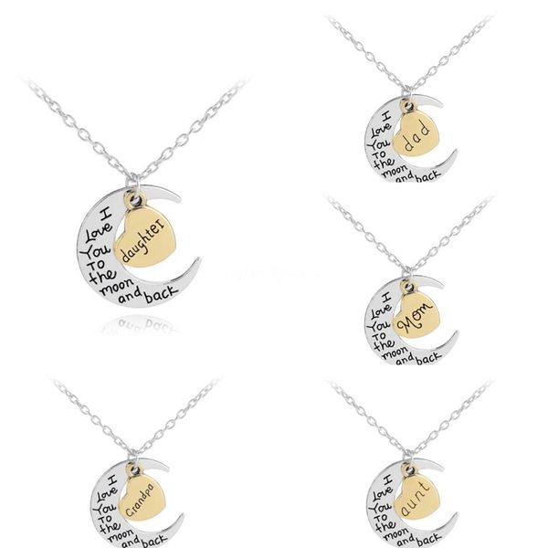 

always my sister forever my friend letter glass pendant sister necklace friend jewelry family statement gift#804, Silver