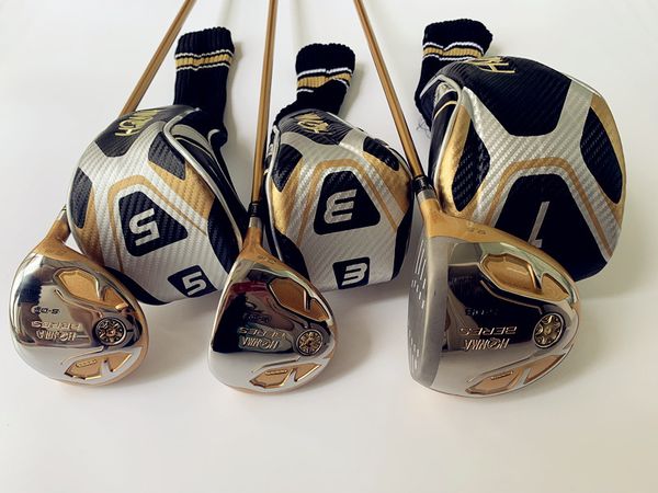 

4 star honma s-05 wood set honma s-05 woods honma beres golf clubs driver + fairway woods graphite shaft with head cover