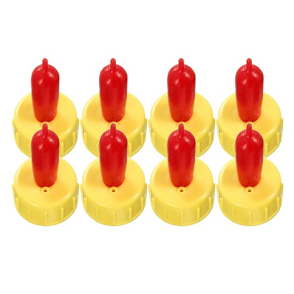 

8x lamb dog ewe goat drinking feeding bottle nipples