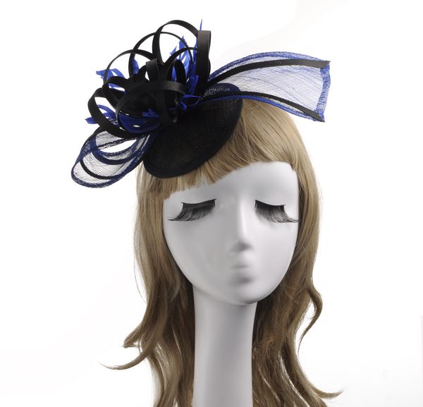 

women's hat european style linen wedding banquet pgraphy wedding bridal hat hn154