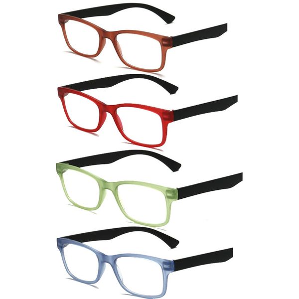 

tr90 ultralight resin hd reading glasses women&men anti-fatigue hd presbyopia, Silver