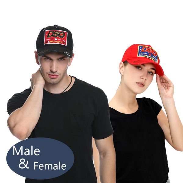 

2019 men's and women's golf hats fashion adjustable d2 outdoor street casquette truck driver bone, Black;white
