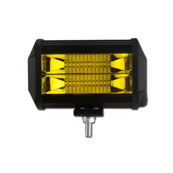 

72w car led work light lamp offroad boat car motorcycle suv driving lighting yellow floodlight spotlight 12v 24v