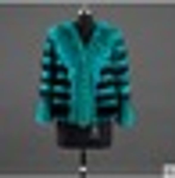 

arlenesain custom luruxry real nice chinchilla emerald color lady short jacket with leopard color collar, Black