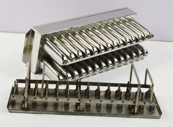 

28pcs Stainless Steel Ice Lolly Mold 75ml 2x14pcs Pointed Tongue Shape