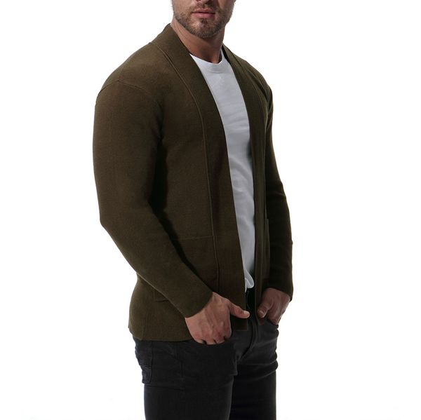 

men sweaters 2019 stand collar man sweater clothes, White;black