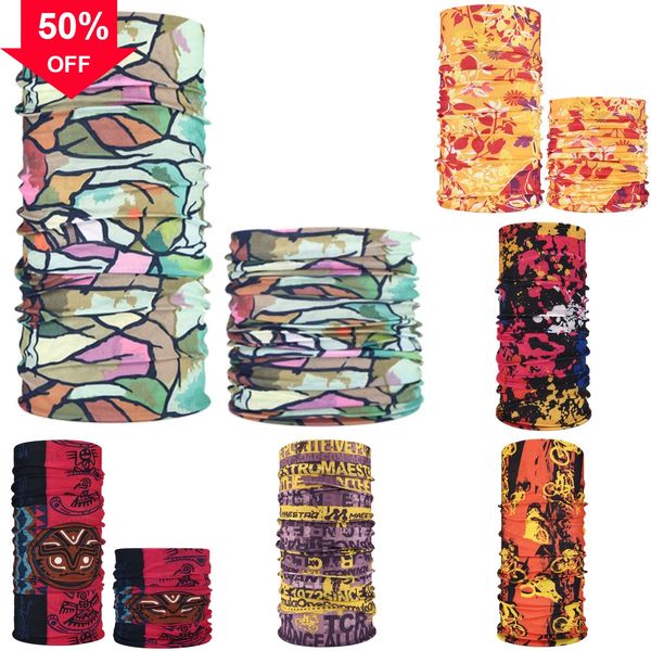 

48snj magic magic bandanas riding bicycle motorcycle thickening variety turban bag scarves veil scarves multifunction sport scarf 16 colors