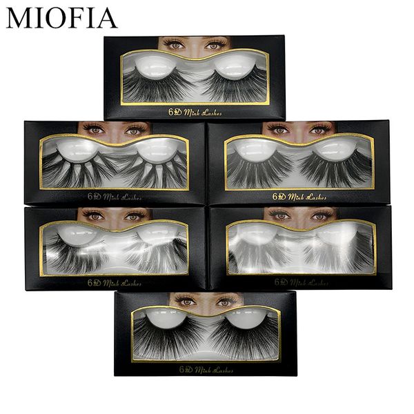 

false eyelashes miofia 1 pair 25mm 3d mink hair natural eyelash long curly makeup extension maquiagem