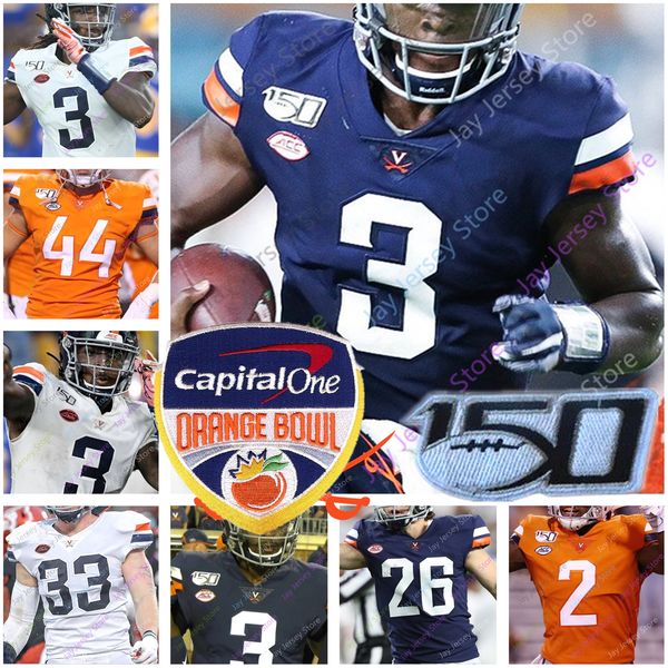 

custom virginia football jersey orange bowl college bryce perkins wayne taulapapa hasise dubois joe reed mack noah taylor zane zandier, Black;red