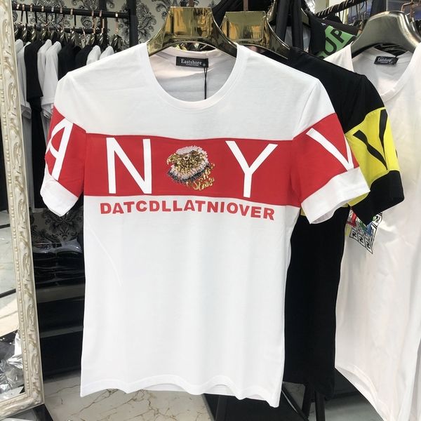 

luxury crime t-shirt pentagram virgin printing summer short sleeve men's and women's famous brand t-shirt casual cotton tee #x5, Gray