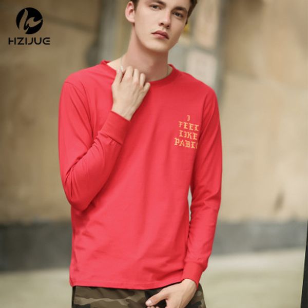 

kanye west i feel like pablo oversized men's tshirt long sleeve t shirt hiphop casual clothing streetwear male tshirt, White;black