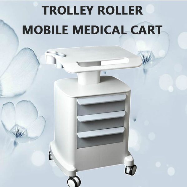 Professional Trolley Roller Mobile Medical Cart With Draws