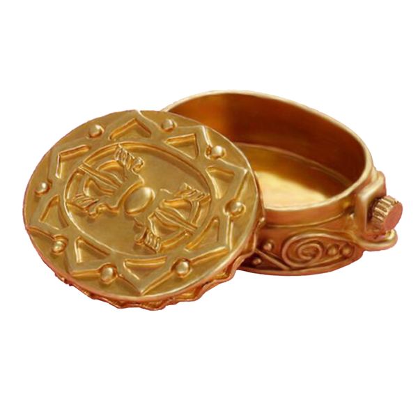 

tibetan nepal prayer round handmade pendant pure copper gawu box