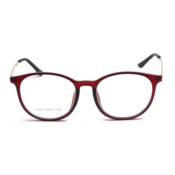 

plastic full rim flexible frame eyeglasses for women and men optical eyewear frame spectacles s1017 glasses frame, Silver