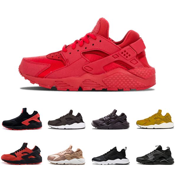 

дешевые air huarache 1.0 iv 4.0 мужские кроссовки тройной черный белый красный huaraches женщины спортивные дышащие кроссовки дизайнер 36-45, White;red