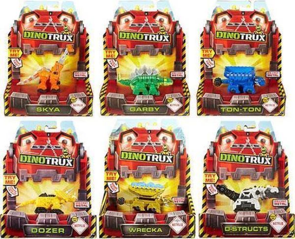 

С Оригинальной Коробкой Dinotrux Динозавр Грузовик Съемный Игрушечный Автомобиль Ди