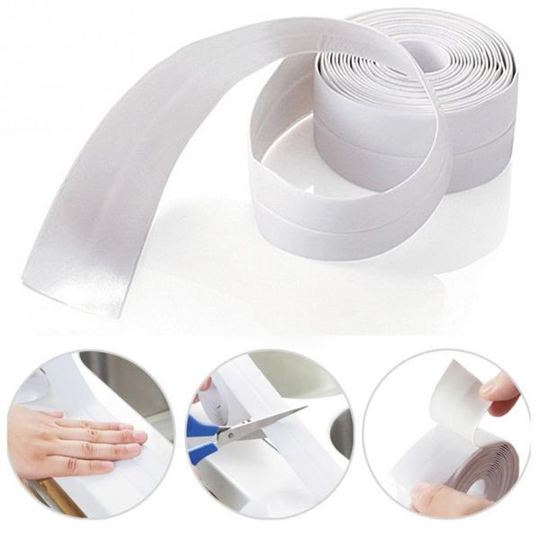

self adhesive kitchen ceramic sticker waterproof anti-moisture pvc sticker bathroom wall corner line sink stickers