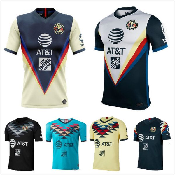 

2019 2020 2020 liga mx club america soccer jersey 19 20 21 chivas tigres club santos tijuana soccer jersey size can be mixed batch, Black;yellow