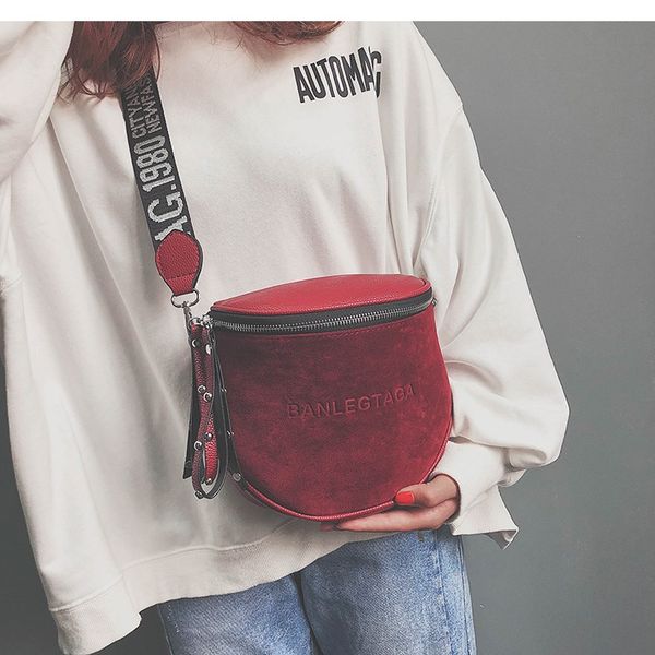 

модная сумка-мессенджер для женщин 2020 новый широкополосный плечевой мешок гонконг стиль ретро матовый