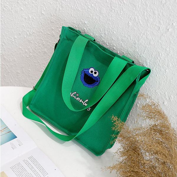 

pinshang woman casual pouch lady canvas handbag single shoulder cross-body bag