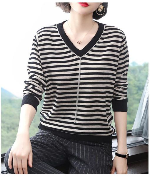 

повседневный свитер женские, White