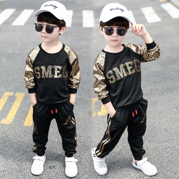 

sunma мальчиков костюмы детей tracksuit золото детская одежда мальчиков костюмы тенниска + брюки мальчиков одежды розничной a8223, White