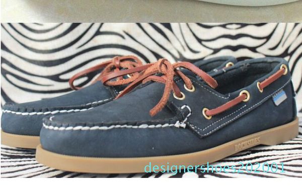 

wholesale men suede sider loafers boat shoes mens blue suede boat handmade loafers leather shoes casual shoes big size d1, Black