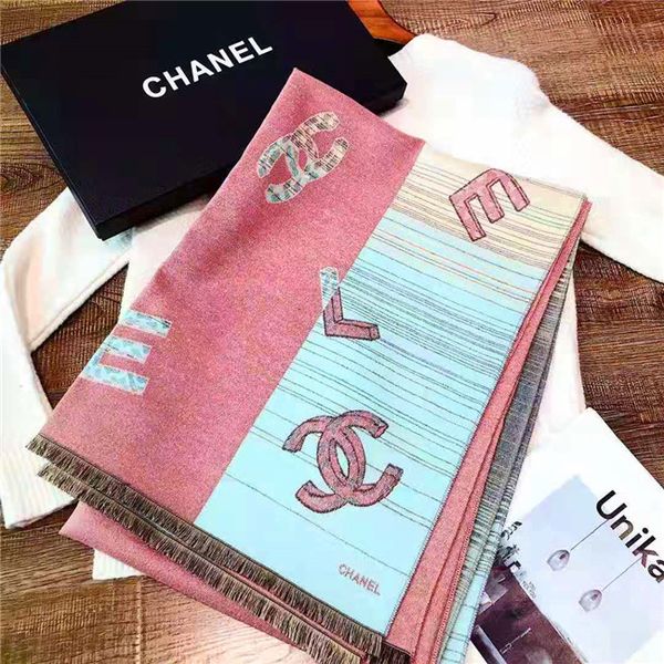 

2019 autumn/winter quality cashmere scarf high-end classic brand fashion female scarf size 180*70cm, Blue;gray