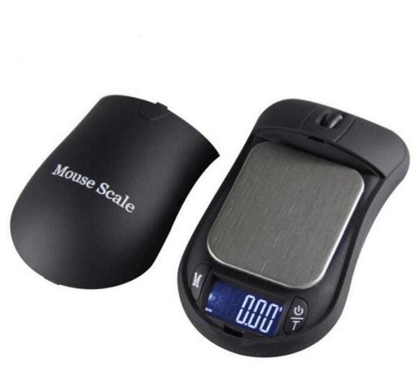Creative Mouse MINI Elektronische Waage 100 g x 0,01 g 200 g x 0,01 g Hintergrundbeleuchtungsmodul Hochpräzise digitale Taschen-Schmuckwaage SN2581