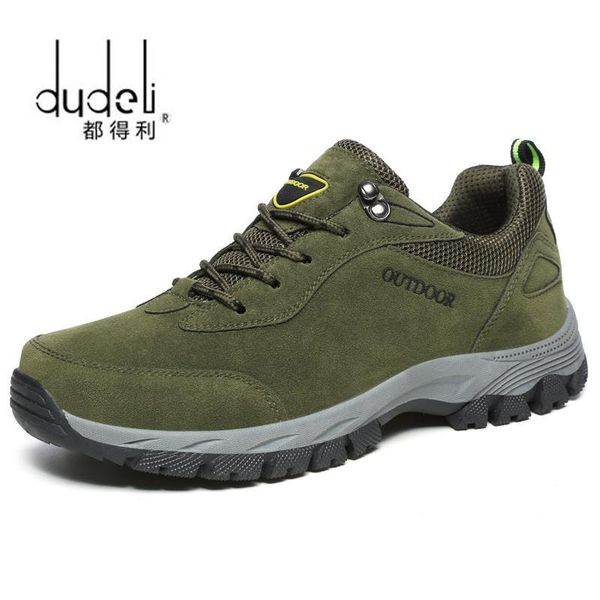 

dudeli men big size 39-49 fashion men shoes comfortable waterproof outdoor casual shoes lace-up spring autumn rubber
