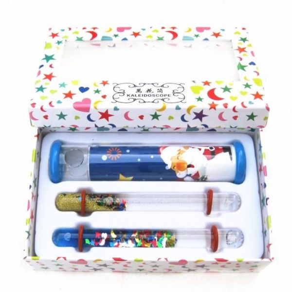 

flor flam fluid fantasy glitter wand cross shape kaleidoscope for kids each gift box with 2 space tubes children gift