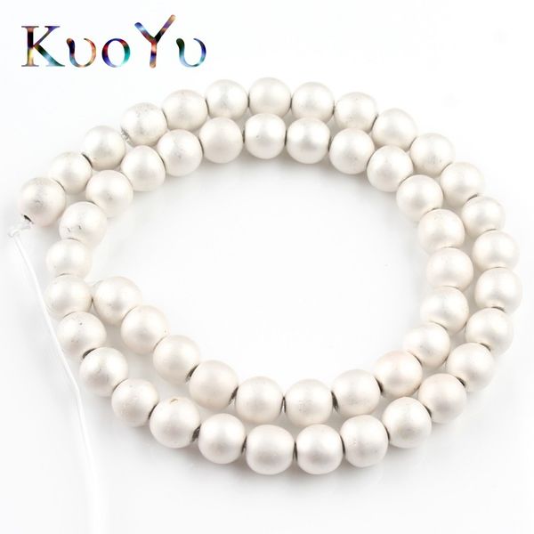 

щепка покрытие матовый натуральный камень гематит бусины круглые свободные шариков прокладки для изготовления ювелирных изделий аксессуары d