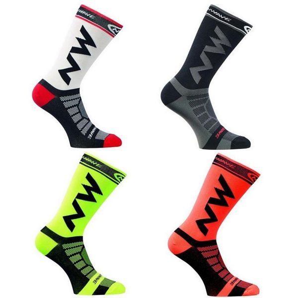 

men sports socks riding cycling basketball running sport sock summer hiking tennis ski man women bike bicycle anti slip socks, Black
