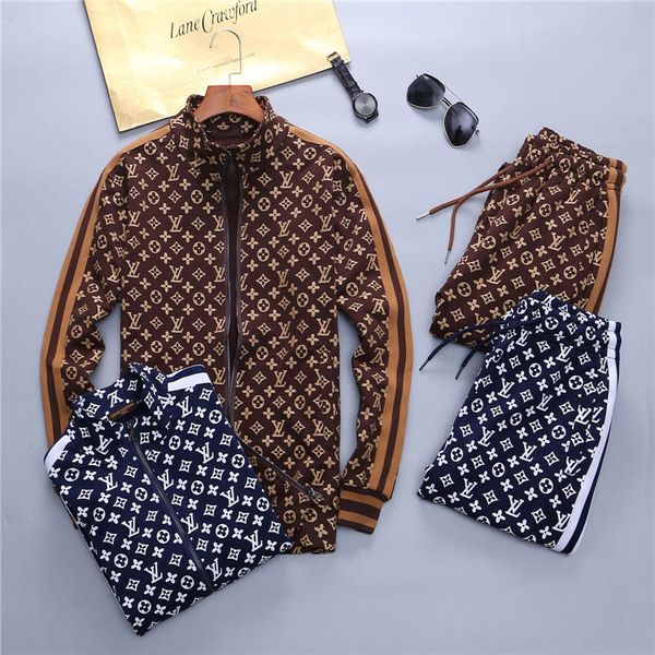 

2020 men's tracksuits sweatshirts suits luxury sports suit men hoodies jackets coat mens medusa sportswear sweatshirt tracksuit jacket, Gray