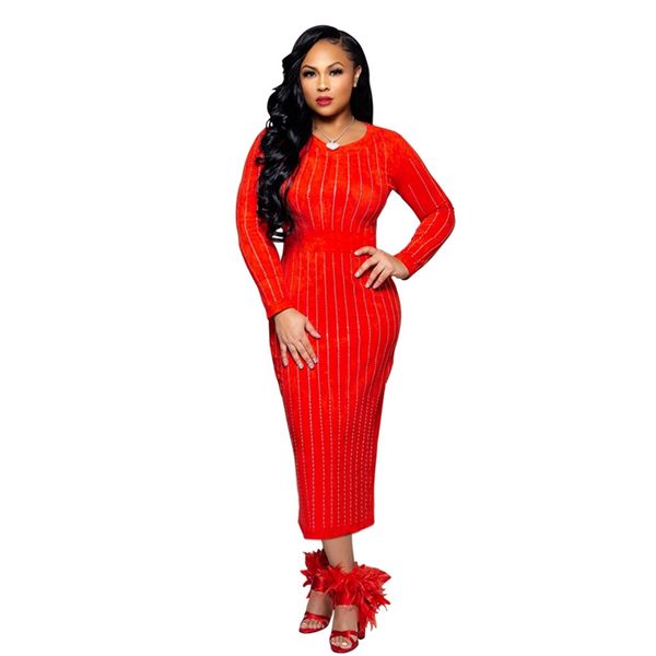 

блесток сексуальная bodycon миди платье женщин свободного покроя блестящие полосатый длинное платье с длинным рукавом тонкий повязка зима, Black;gray